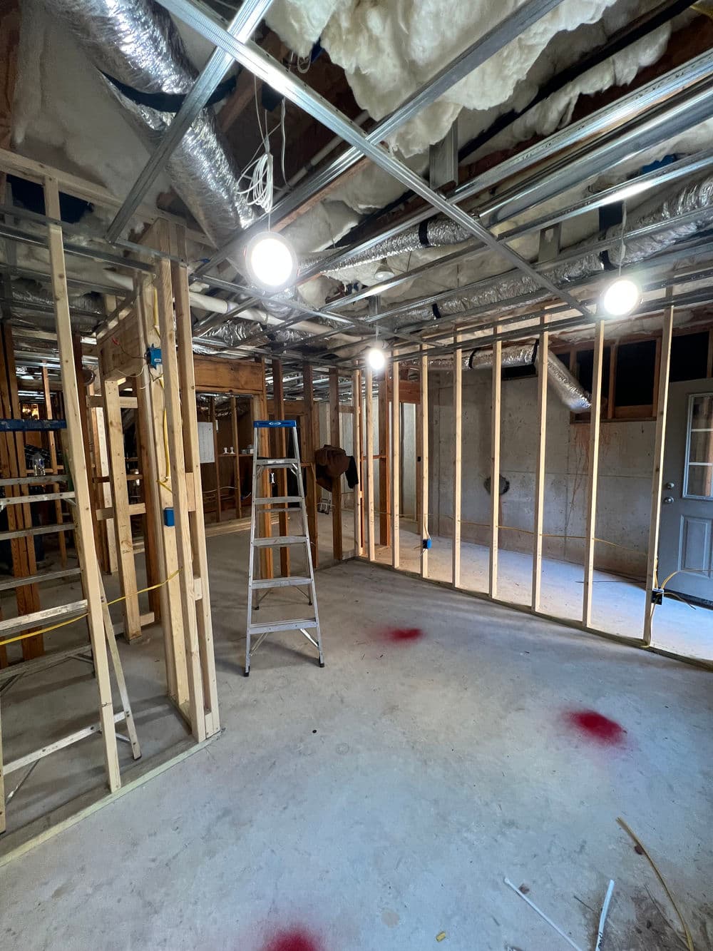 Gallery photos for Bare Concrete to Fully Finished Basement in Acworth: Image #4