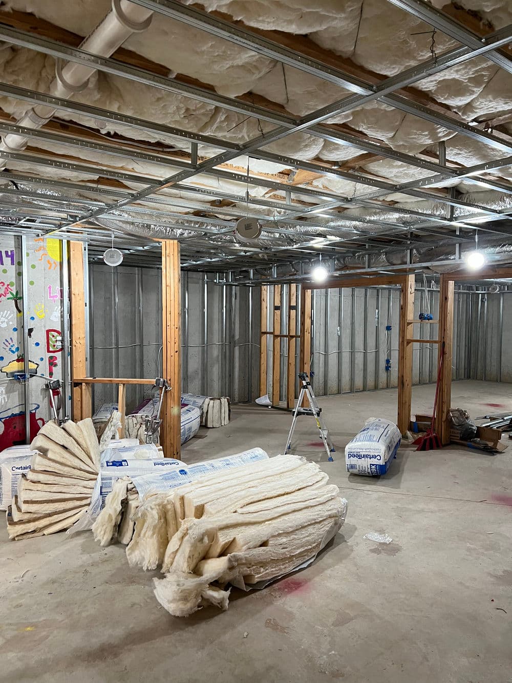 Gallery photos for Bare Concrete to Fully Finished Basement in Acworth: Image #9