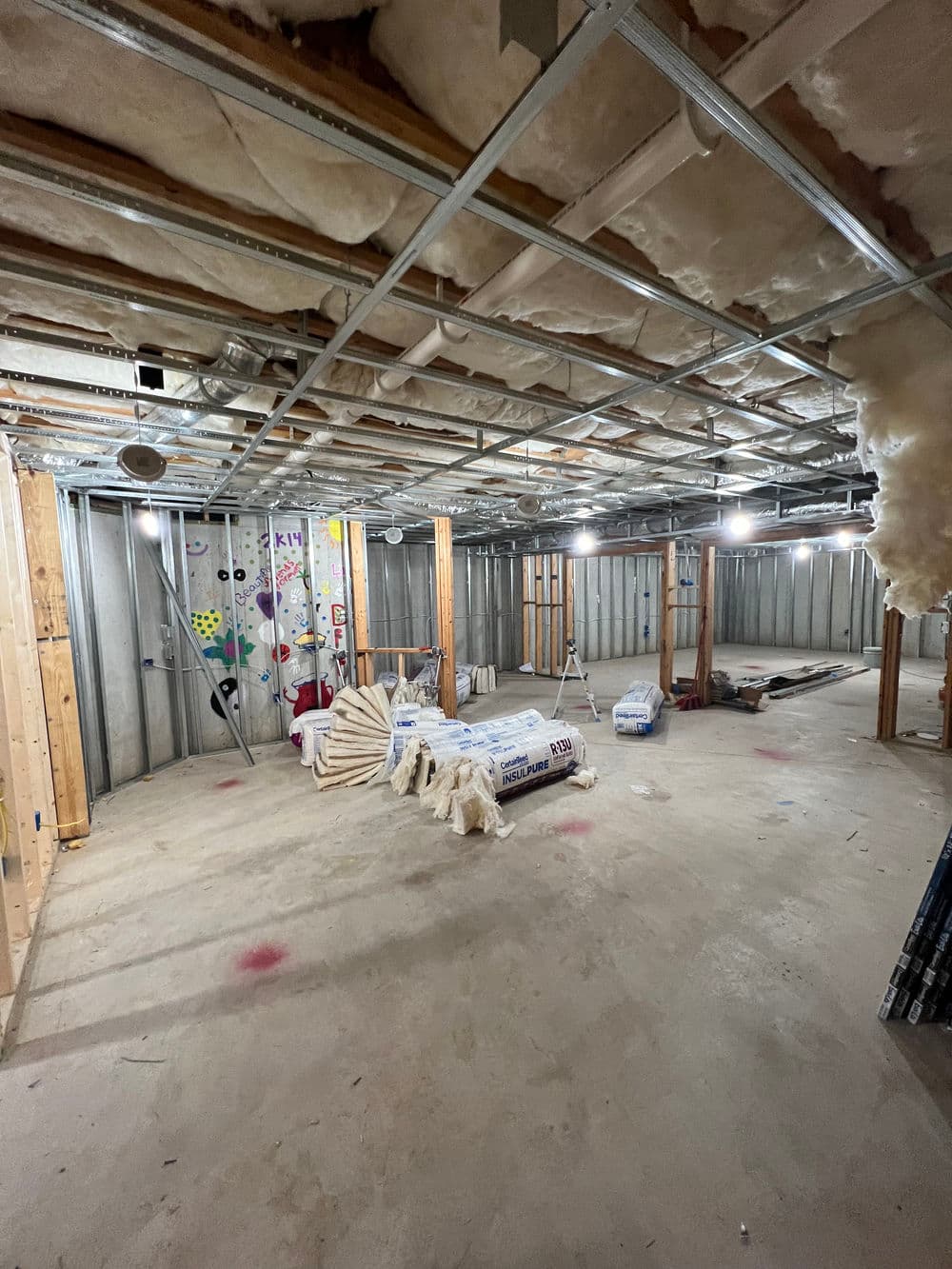 Gallery photos for Bare Concrete to Fully Finished Basement in Acworth: Image #12