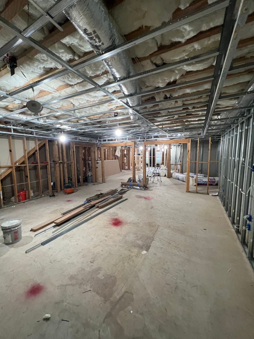 Gallery photos for Bare Concrete to Fully Finished Basement in Acworth: Image #14