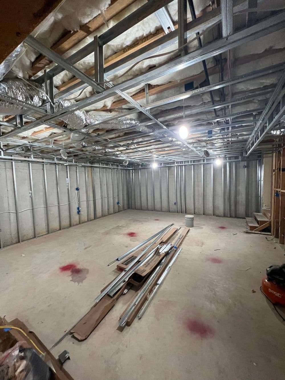 Gallery photos for Bare Concrete to Fully Finished Basement in Acworth: Image #15