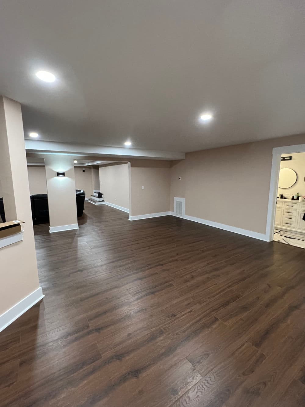 Gallery photos for Bare Concrete to Fully Finished Basement in Acworth: Image #24